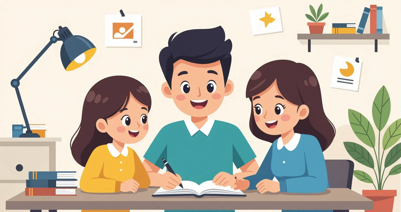 Minh họa ba nhóm triệu chứng ADHD: không chú ý, hiếu động và bốc đồng