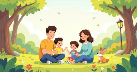 Mẹ bế em bé tại phòng khám nhi khoa Nhật Bản với lịch tiêm chủng trên tay