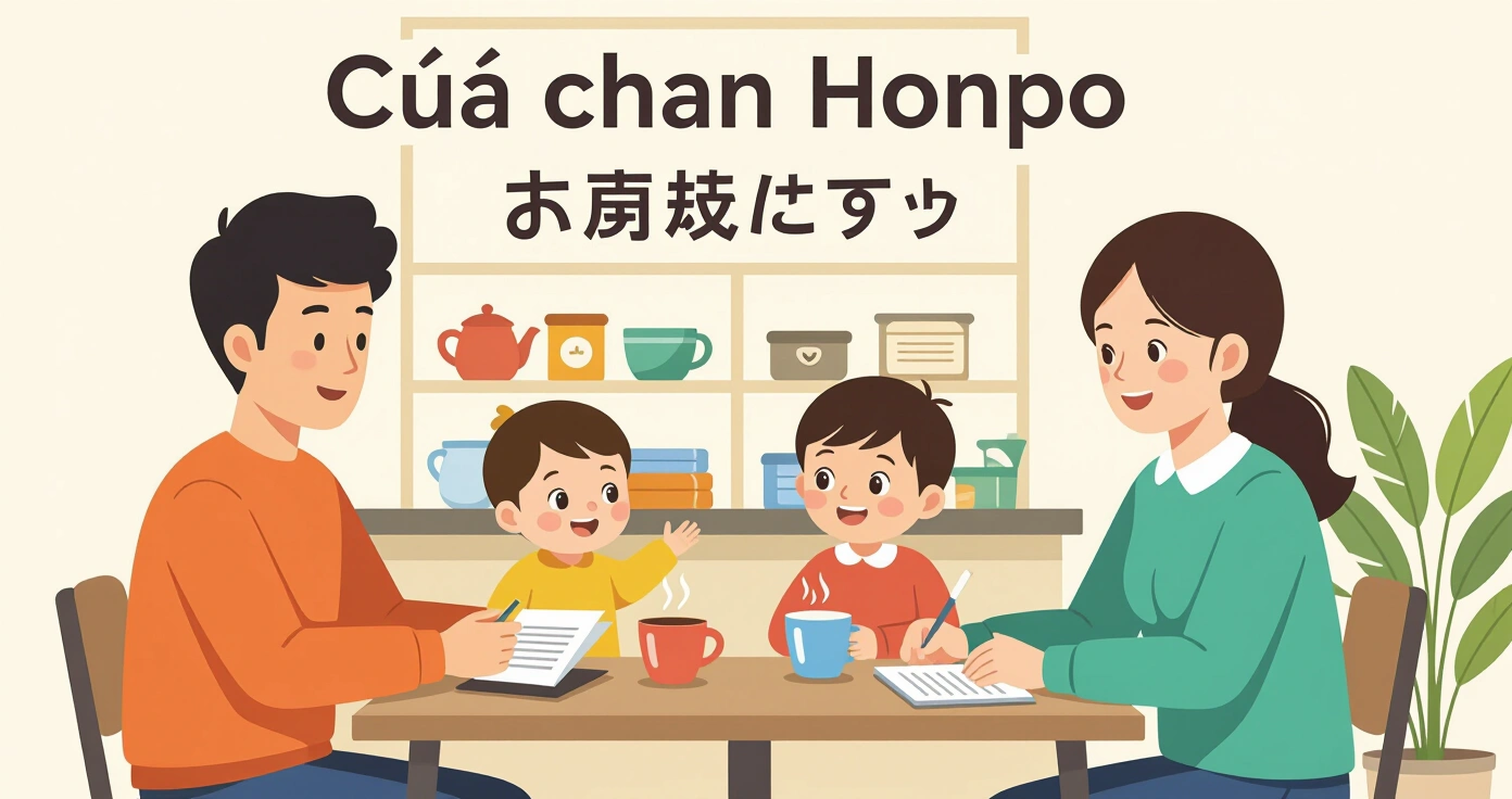 Phụ huynh nước ngoài sử dụng điện thoại để đặt hàng online và nhận tại cửa hàng tiện lợi Nhật Bản