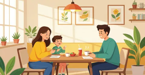 Hộp cơm bento Nhật Bản với các món ăn được sắp xếp đẹp mắt
