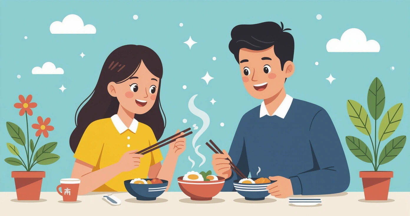 Minh họa sự tiến hóa của hộp cơm bento qua các thời kỳ lịch sử Nhật Bản