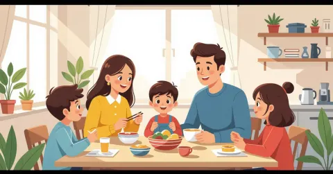 Bộ dụng cụ làm bento Nhật Bản gồm hộp cơm, khuôn cơm, pick trang trí và bút silicon trên nền tatami sáng màu