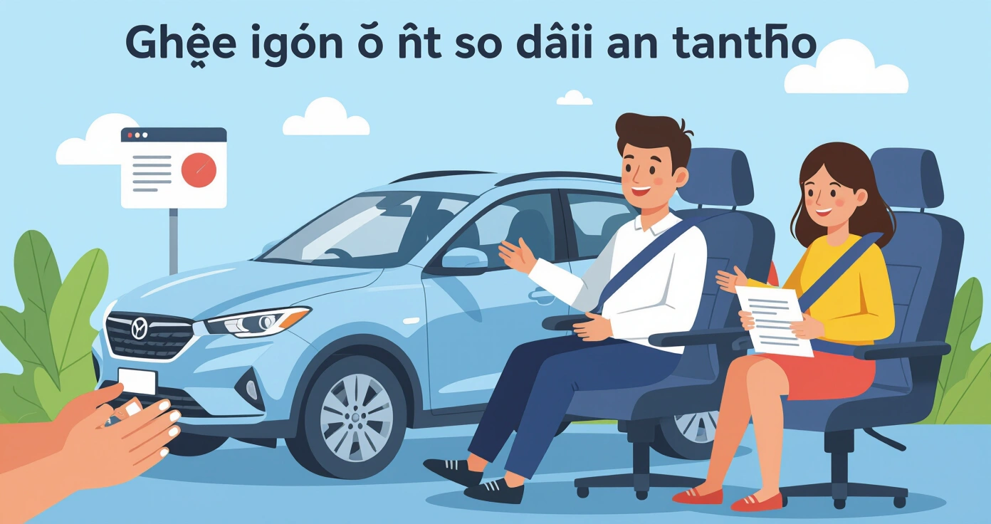 Phụ huynh đang lắp ghế an toàn ISOFIX trên xe ô tô theo hướng dẫn từng bước