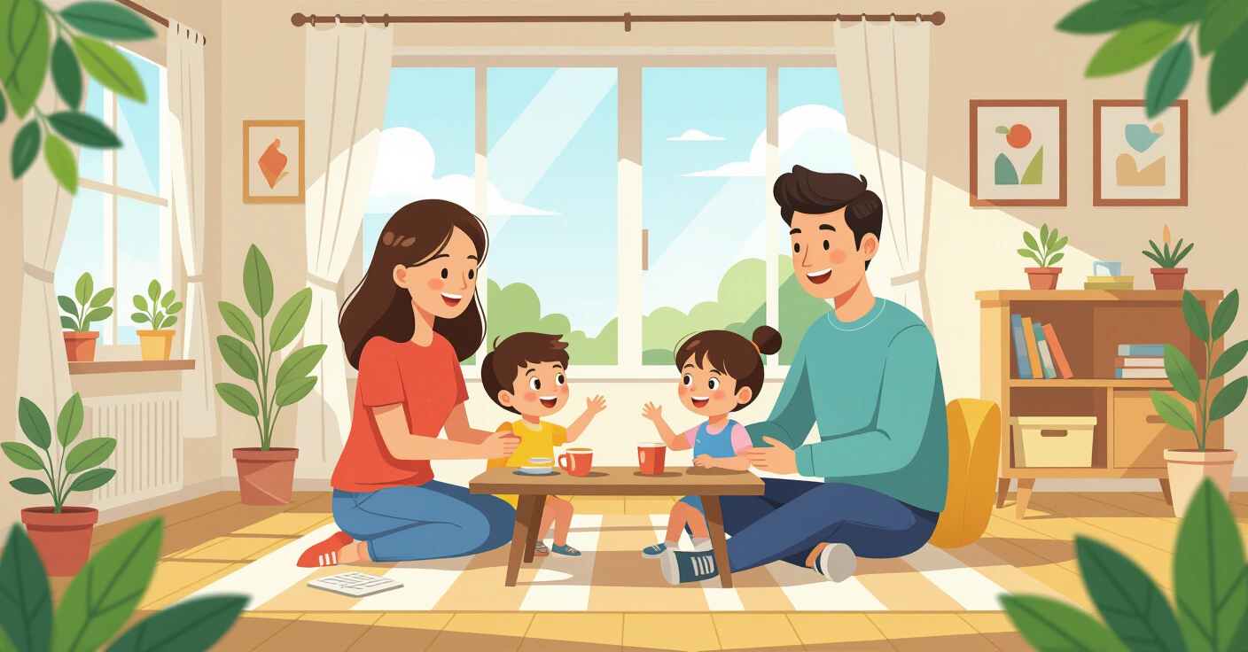 Cổng trường mầm non hoikuen Nhật Bản với hoa anh đào nở