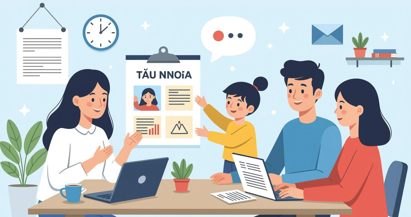 Phụ huynh lắp rào chắn cầu thang trong căn hộ kiểu Nhật