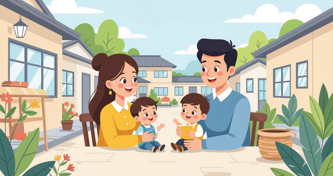 Bà mẹ và em bé sơ sinh trong phòng hậu sản sạch sẽ tại bệnh viện Nhật Bản