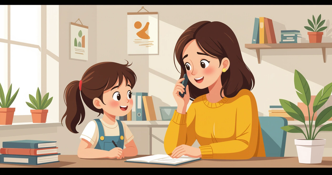 Minh họa các dấu hiệu căng thẳng ở trẻ em như mất ngủ, đau bụng và khóc lóc
