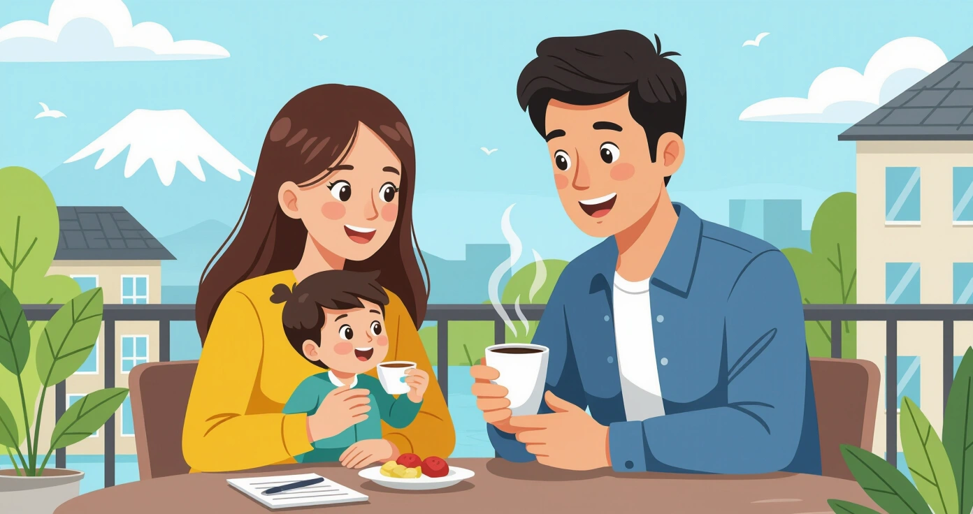 Minh họa so sánh giữa bữa ăn cân bằng với rau củ, trái cây và thực phẩm chế biến sẵn nhiều đường, phong cách minh họa vector phẳng hiện đại