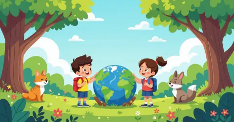 Gia đình đa văn hóa cùng trẻ nhỏ đi bộ dưới nắng hè tại Nhật Bản, đội mũ rộng vành và mang theo bình nước
