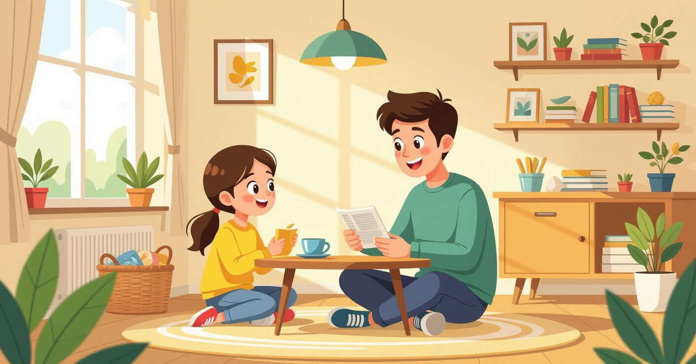 Trẻ em đang được khám răng tại phòng khám nha khoa Nhật Bản hiện đại, phụ huynh ngồi cạnh động viên