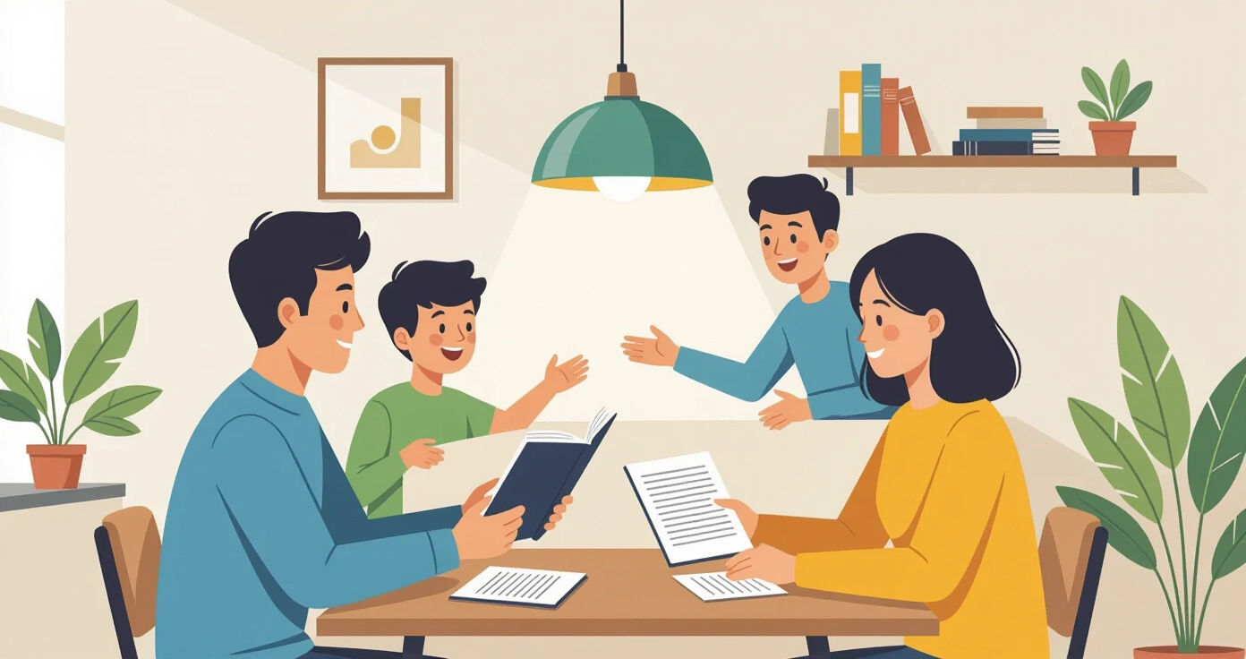 Cha mẹ chuẩn bị hồ sơ pháp lý cho con tại nhà ở Nhật Bản