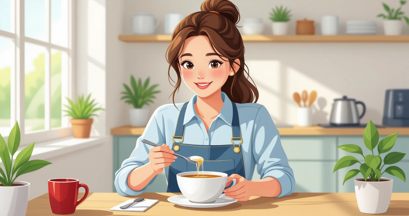Phụ huynh đang sử dụng ứng dụng di động để đặt lịch dịch vụ dọn dẹp với thành phố Nhật Bản ở phía sau