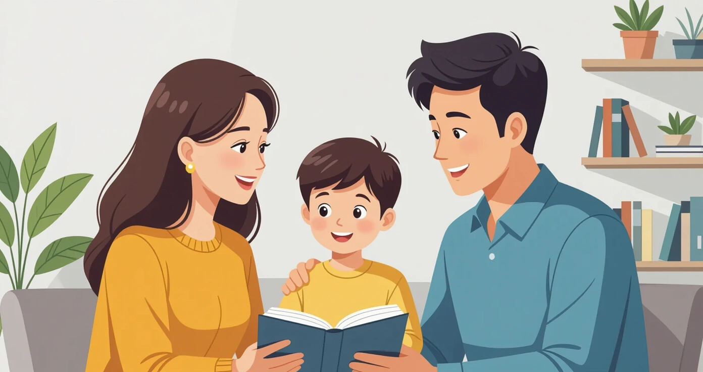 Phụ huynh người nước ngoài cầm giấy tờ visa và thẻ cư trú sau ly hôn