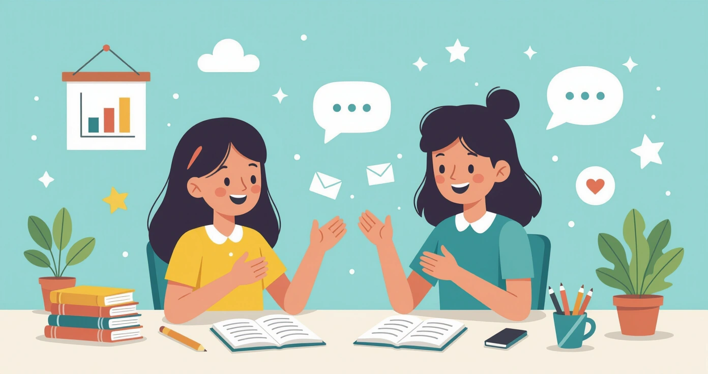 Trẻ em đang chơi xếp hình gỗ cùng phụ huynh trong không gian ấm cúng
