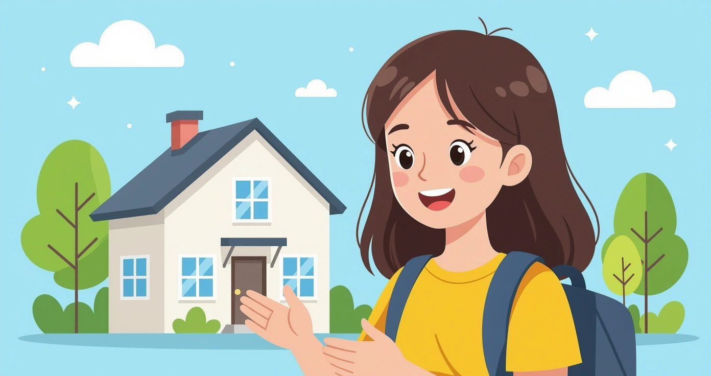 Trẻ em khám phá khu phố mới cùng cha mẹ tại Nhật Bản