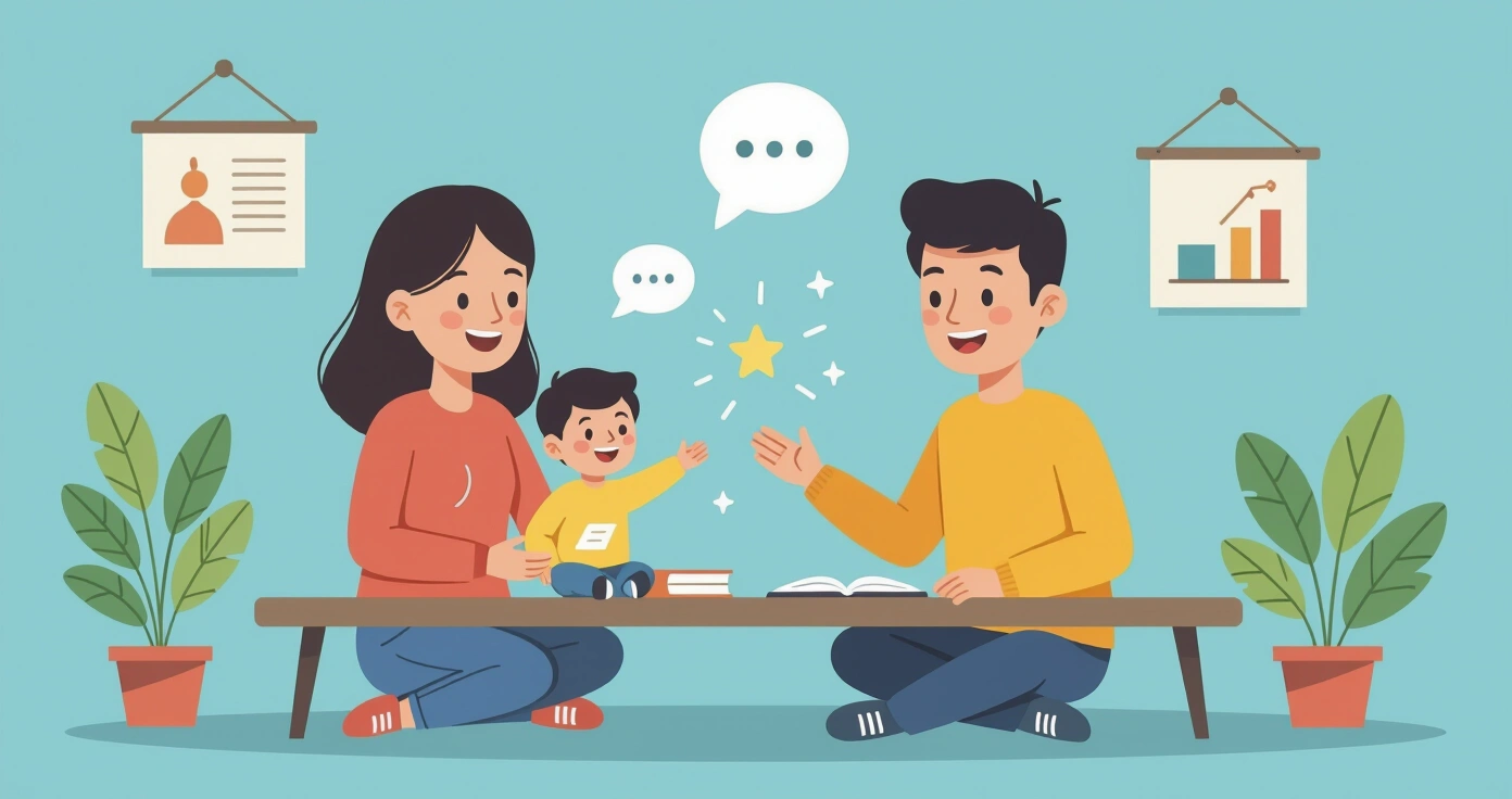 Phụ huynh lắp rào chắn cầu thang gỗ trong nhà Nhật Bản