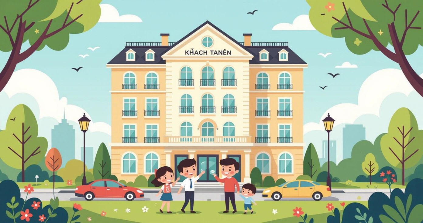 Khu vui chơi trẻ em trong khách sạn với đồ chơi và bóng màu sắc