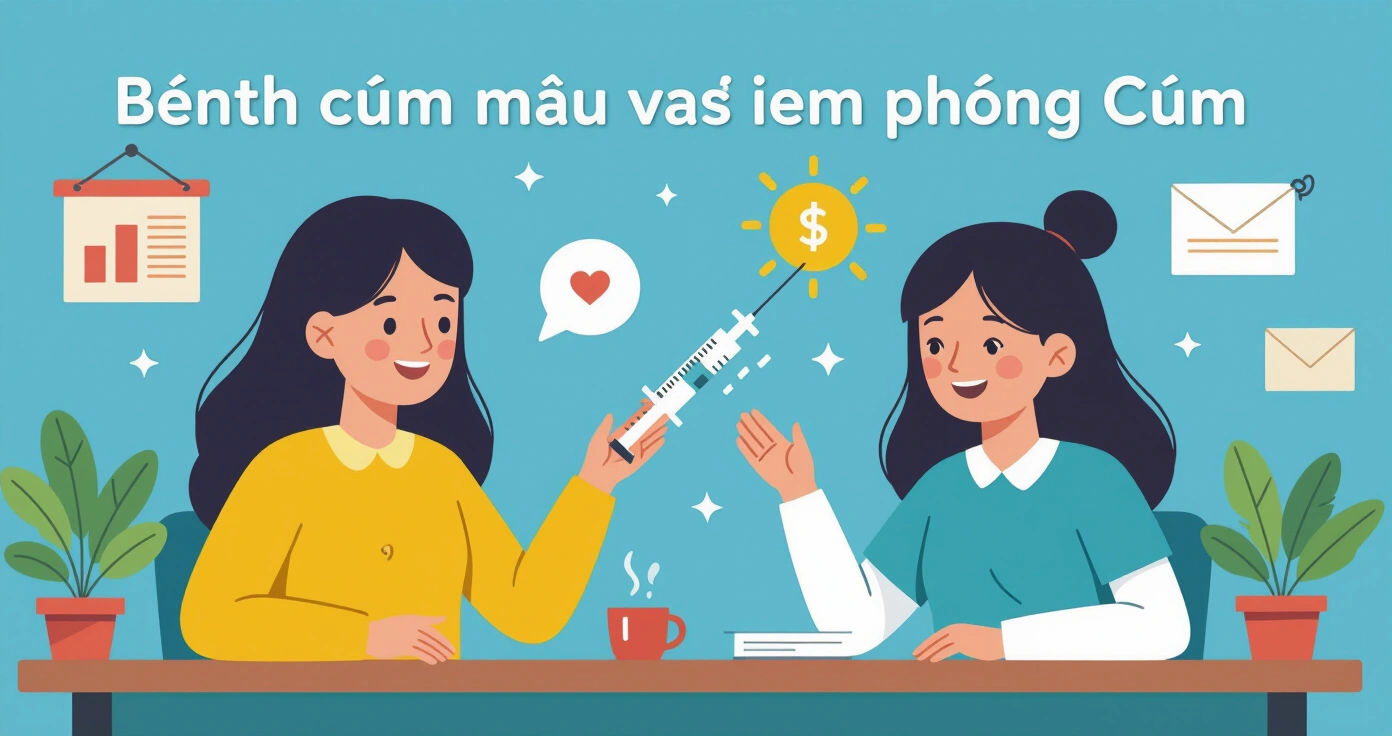 Bác sĩ nhẹ nhàng tiêm vắc xin cho trẻ tại phòng khám nhi khoa