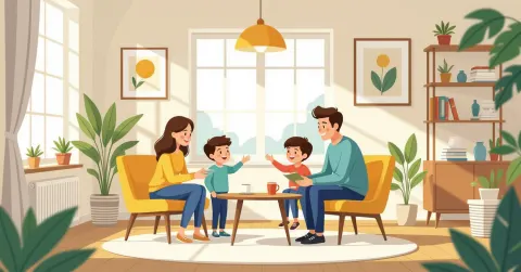 Minh họa phụ huynh nước ngoài nhận tư vấn miễn phí tại trung tâm cộng đồng Nhật Bản