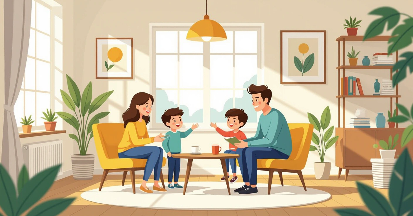  Minh họa phụ huynh nước ngoài nhận tư vấn miễn phí tại trung tâm cộng đồng Nhật Bản