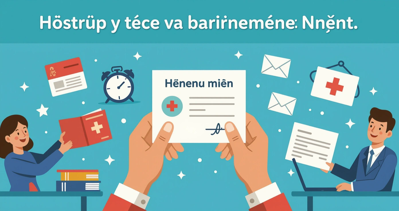 Bố mẹ người nước ngoài đang làm thủ tục đăng ký trợ cấp y tế cho con tại tòa thị chính Nhật Bản