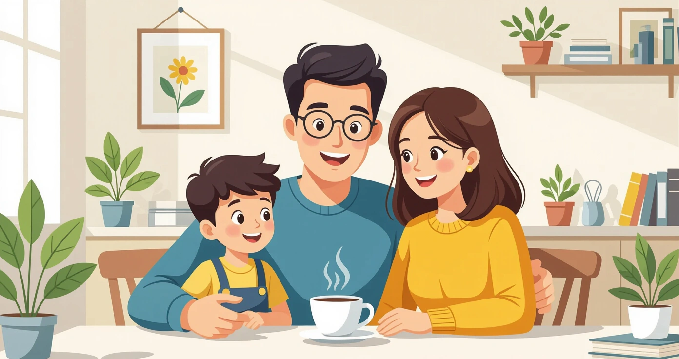 Người mẹ nước ngoài và bà nội Nhật đang trò chuyện nhẹ nhàng về cách chăm sóc em bé