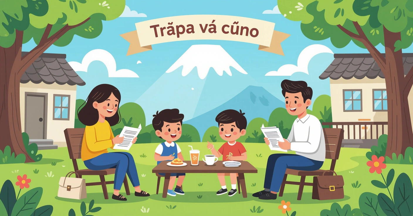 Gia đình đa văn hóa nhận tư vấn về trợ cấp chính phủ tại tòa thị chính Nhật Bản