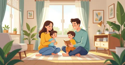 Thai phụ và nữ hộ sinh chuẩn bị sinh con trong không gian ấm cúng tại nhà Nhật Bản