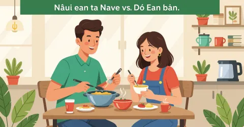 Cha mẹ người ngoài trong bếp Nhật so sánh đồ ăn dặm tự nấu và đồ ăn sẵn đóng hộp
