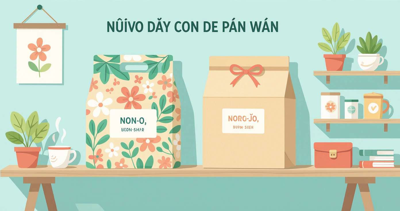 Mẹ đang đọc nhãn mác thực phẩm Nhật trên kệ siêu thị