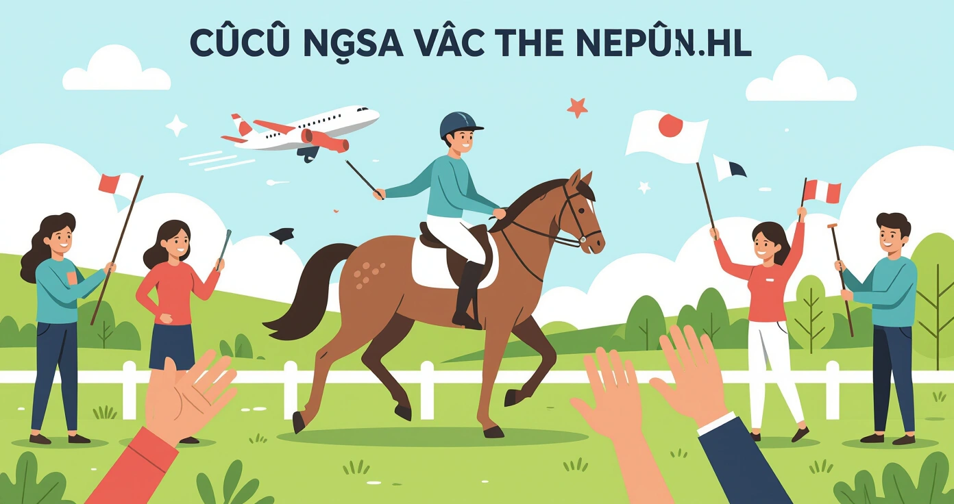 Cận cảnh trẻ em tương tác với ngựa trong buổi trị liệu tại Nhật Bản