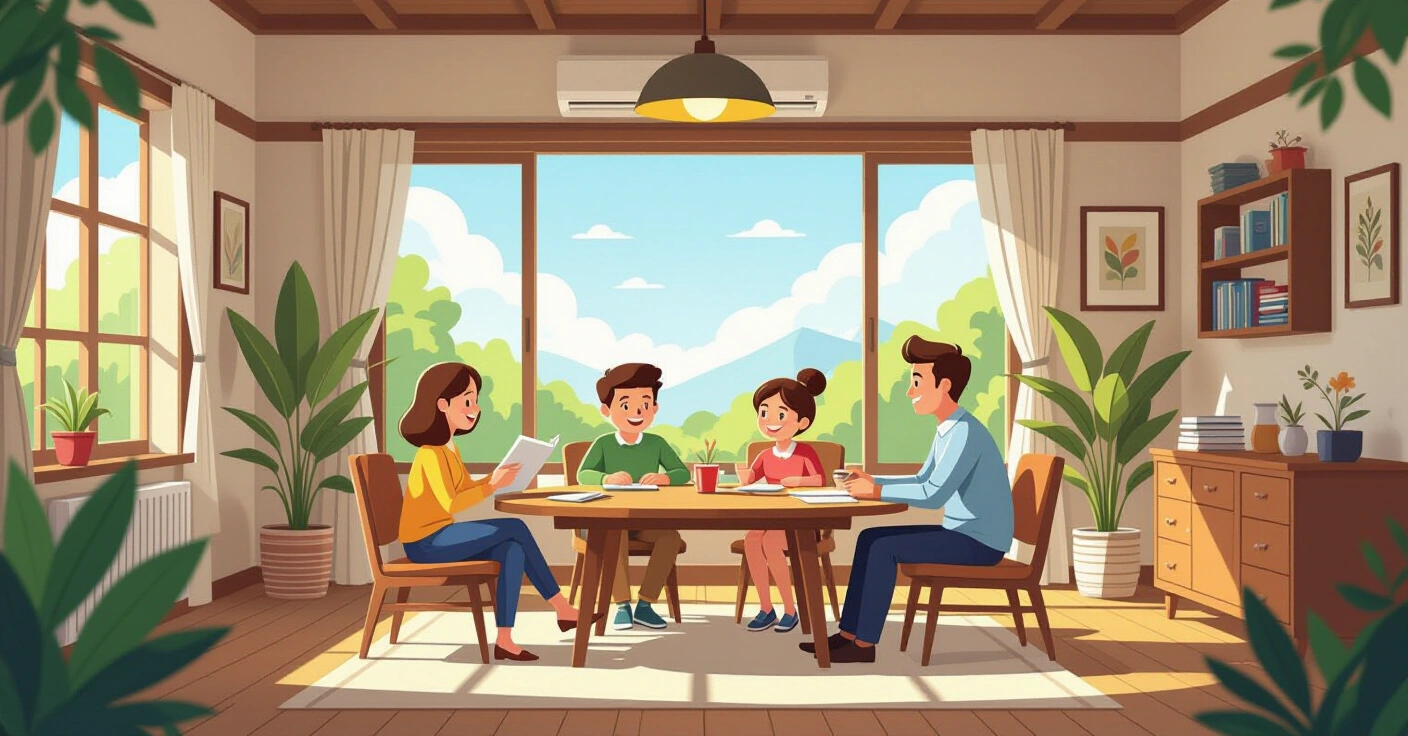 Cuộc họp phụ huynh giáo viên đa văn hóa tại trường Nhật Bản để thảo luận kế hoạch giáo dục cá nhân cho trẻ
