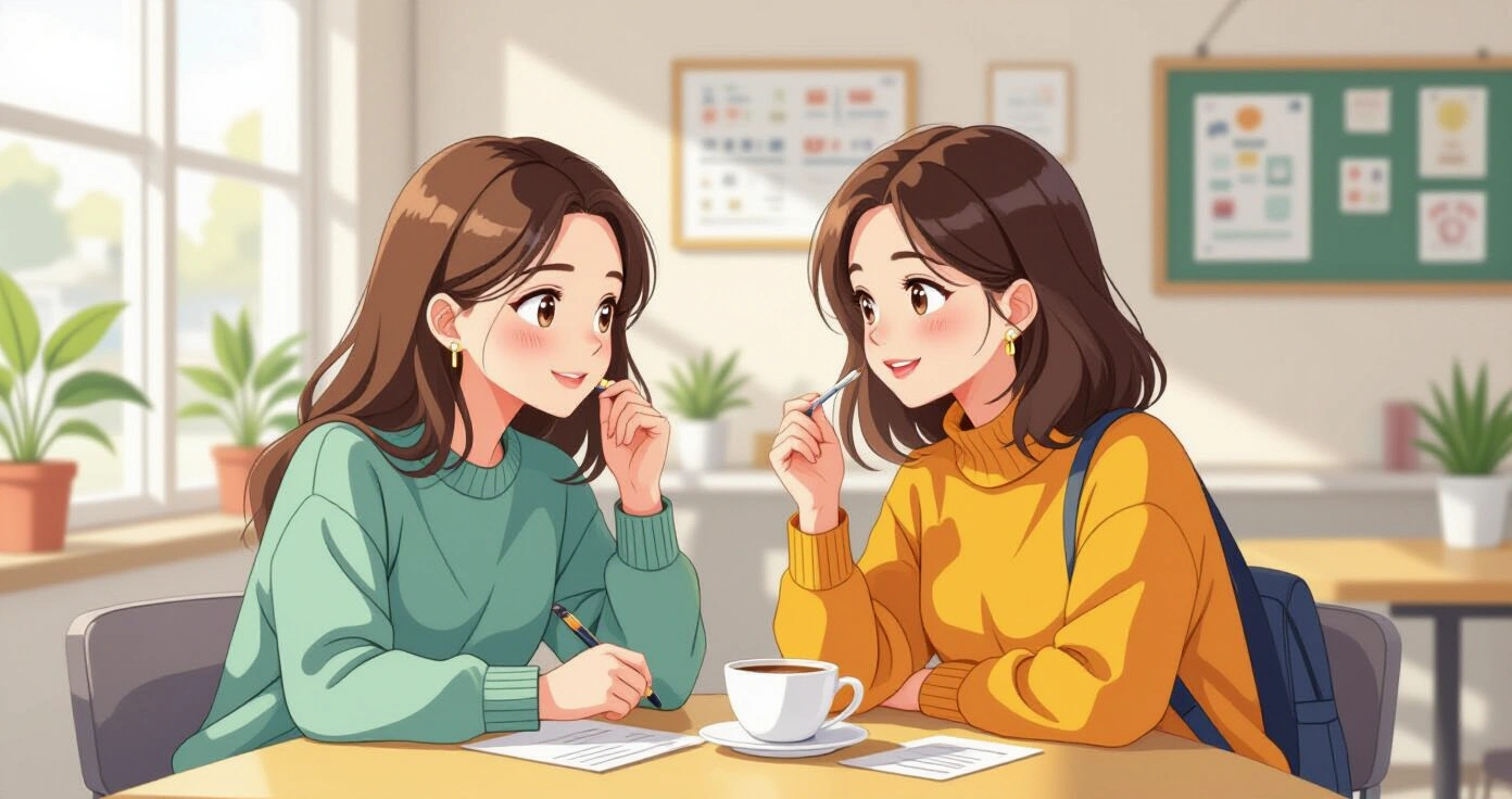 Khay bữa trưa học đường Nhật Bản với cơm, súp miso, rau củ và sữa nhìn từ trên xuống