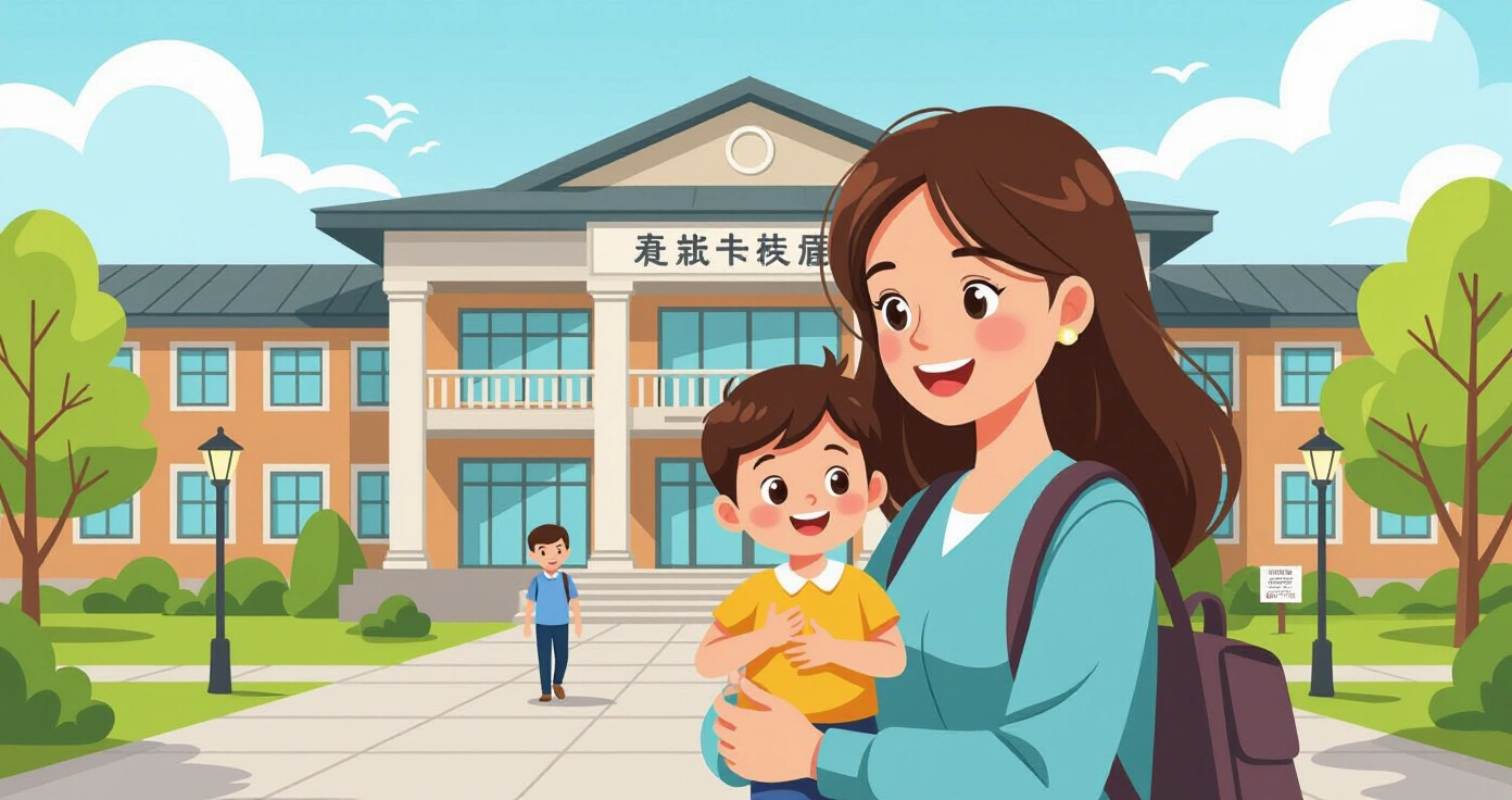 Phụ huynh và trẻ nhỏ đọc sách tại khu vực thiếu nhi của thư viện công cộng Nhật Bản