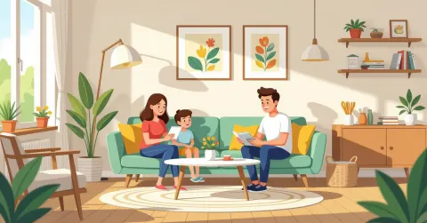 Gia đình đa văn hóa thanh toán hóa đơn sinh hoạt tại Nhật Bản