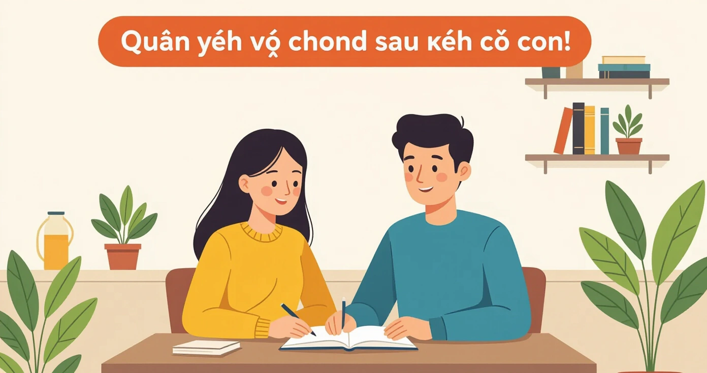 Cặp vợ chồng đa văn hóa chia sẻ khoảnh khắc yên bình khi em bé đang ngủ trưa