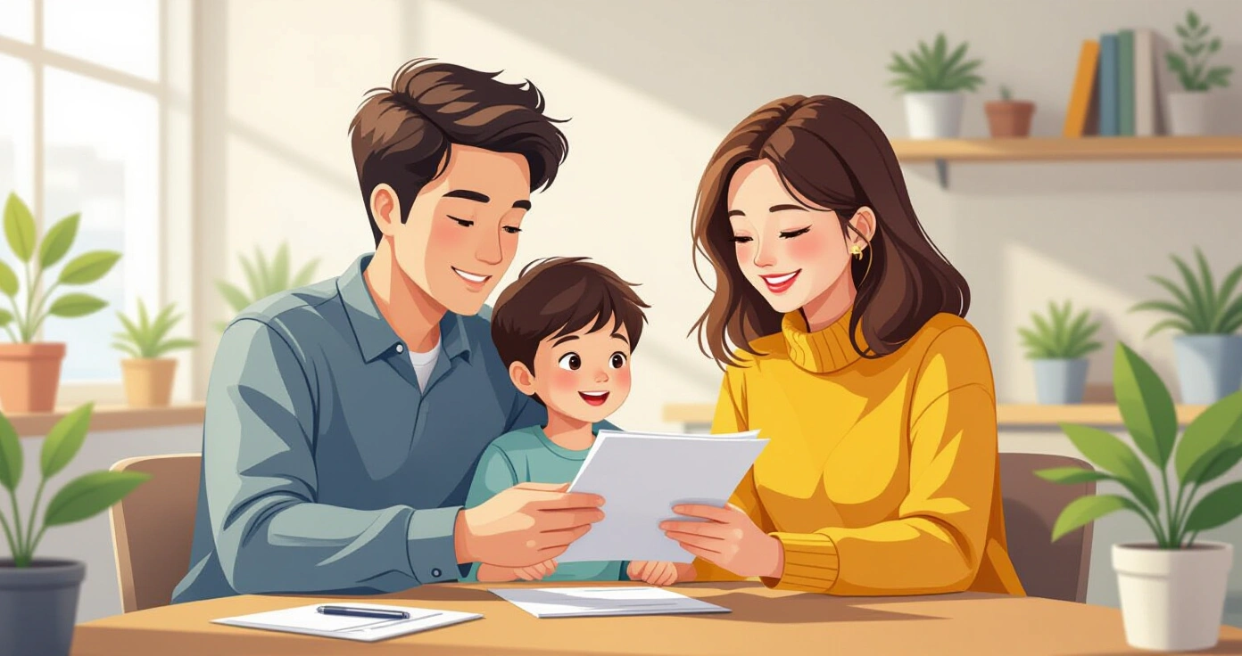Thẻ bảo hiểm y tế Nhật Bản và hóa đơn viện phí đặt trên bàn tiếp nhận tại bệnh viện