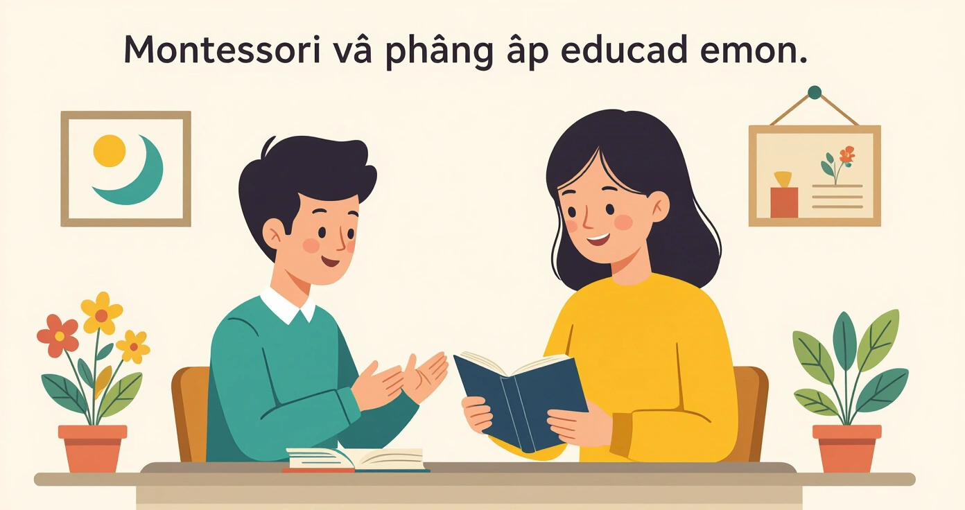 Trẻ em tự thực hiện hoạt động thực tiễn cuộc sống như rót nước vào ly trong môi trường Montessori