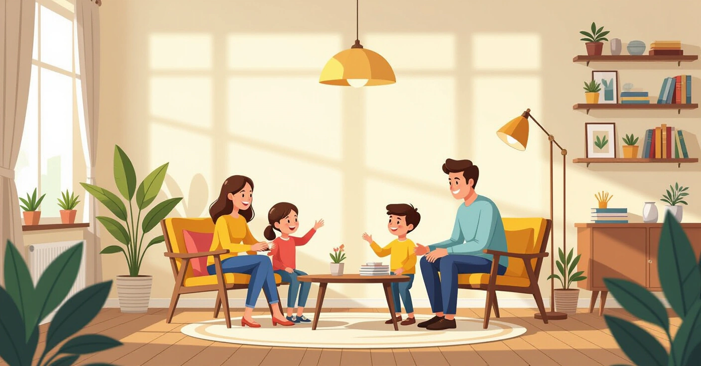 Nhóm phụ huynh đa văn hóa cùng trẻ em trong không gian cộng đồng tại Nhật Bản