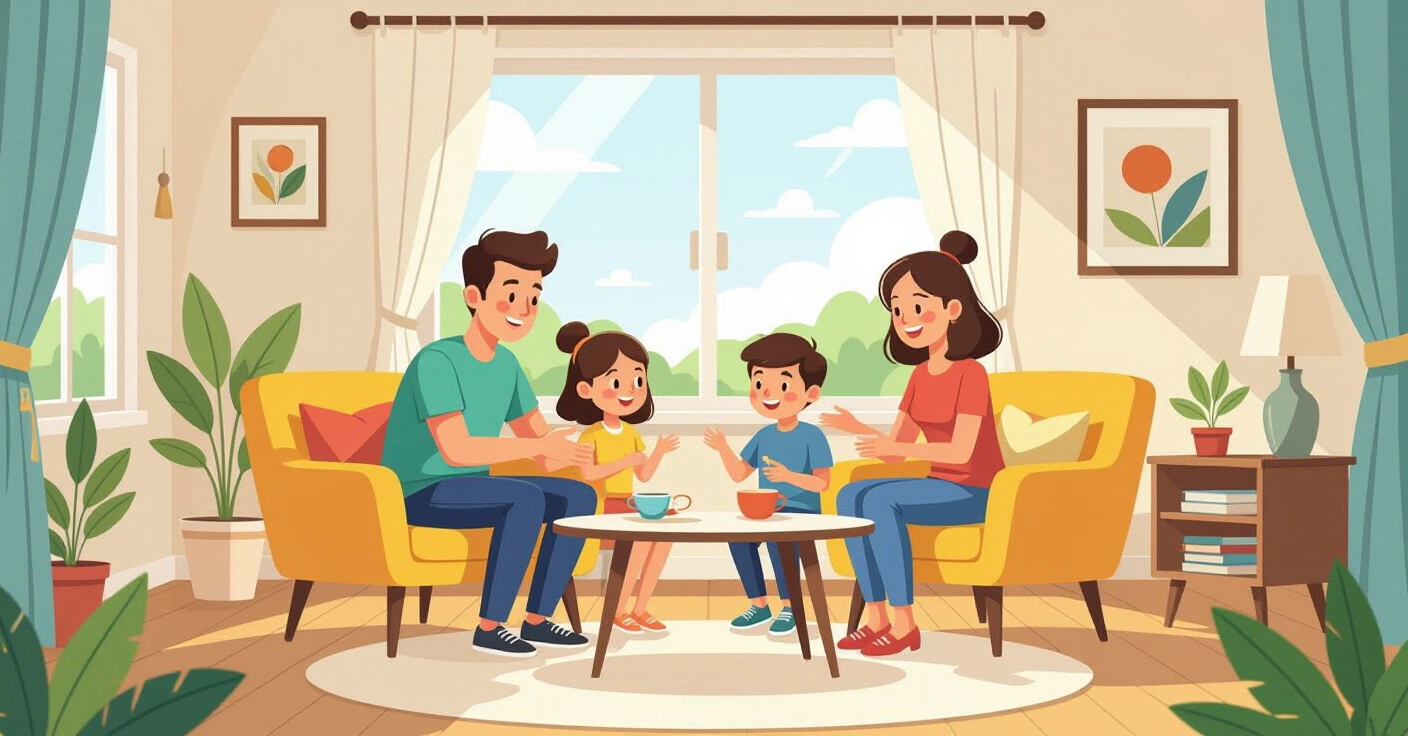 Gia đình đa văn hóa đang làm thủ tục tại tòa thị chính Nhật Bản với sự hỗ trợ của nhân viên