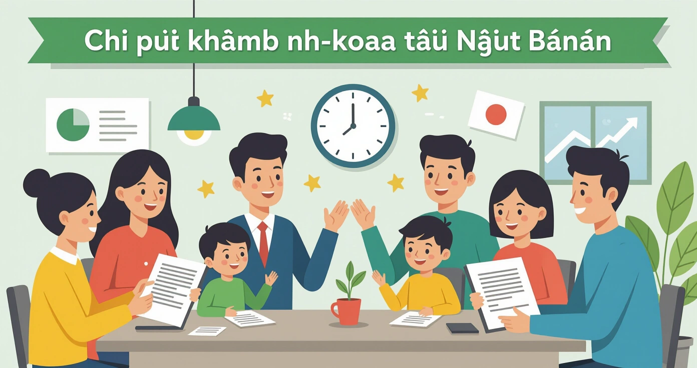 Nhân viên y tế hướng dẫn phụ huynh về thủ tục bảo hiểm y tế cho trẻ em tại Nhật Bản