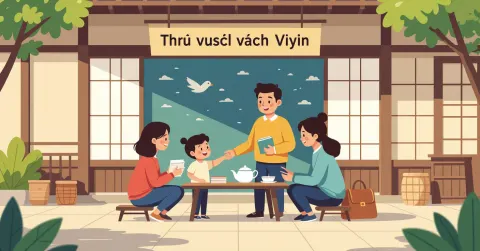 Gia đình đa văn hóa đang sắp xếp hành lý và giấy tờ trong căn hộ hiện đại tại Nhật Bản trước ngày về nước