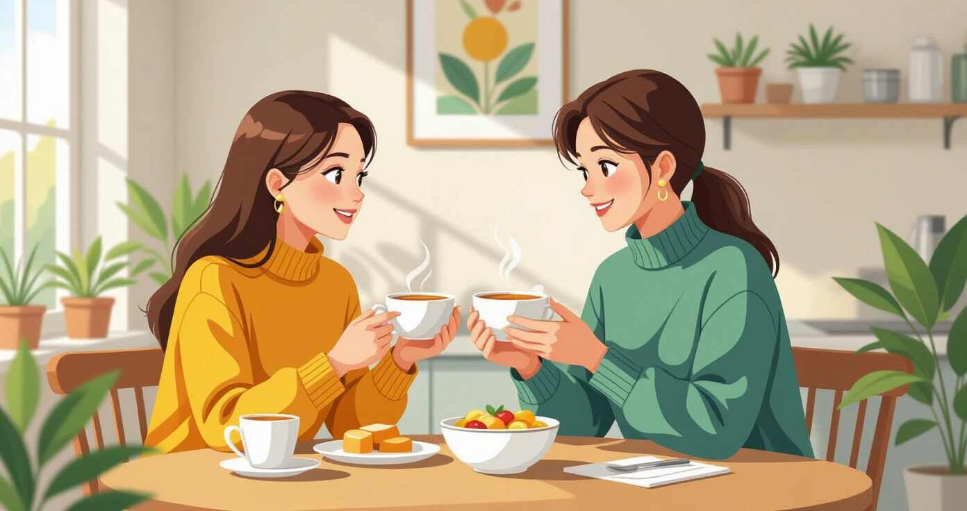 Minh họa các thực phẩm giàu axit folic và sắt phổ biến tại Nhật Bản như rau chân vịt, natto, cam và thịt bò