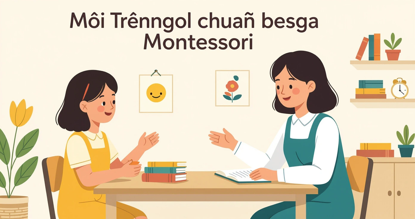 Trẻ em tự chọn đồ chơi từ kệ thấp trong phòng Montessori tại nhà ở Nhật Bản