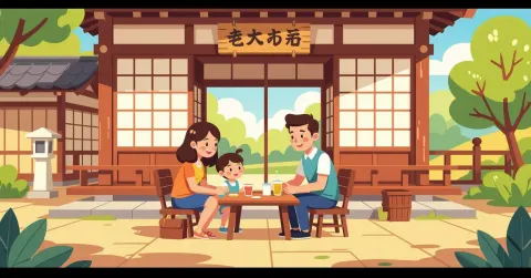 Minh họa hiện đại về nhà trẻ tư thục cao cấp tại Nhật Bản với trẻ em vui chơi trong không gian sáng sủạ và đa văn hóa