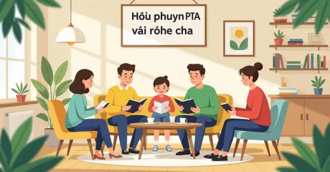Phụ huynh đa văn hóa tham dự cuộc họp PTA tại trường tiểu học Nhật Bản