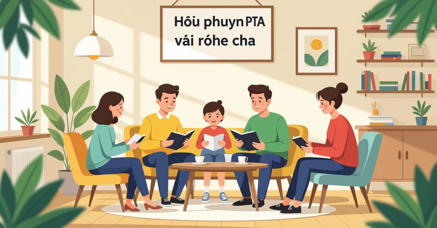 Phụ huynh đa văn hóa tham dự cuộc họp PTA tại trường tiểu học Nhật Bản