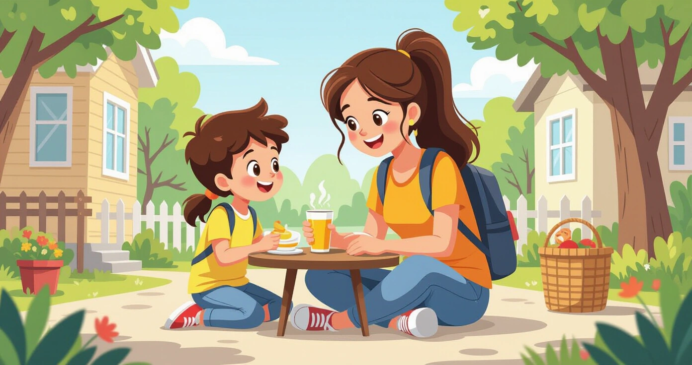 Minh họa trẻ em ghi nhớ số điện thoại khẩn cấp tại Nhật Bản