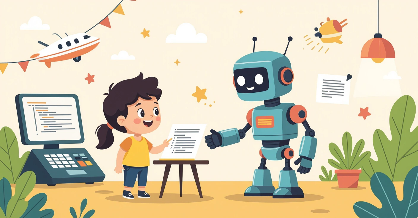Trẻ em đa văn hóa đang lắp ráp và lập trình robot trong lớp học sáng sủạ tại Nhật Bản