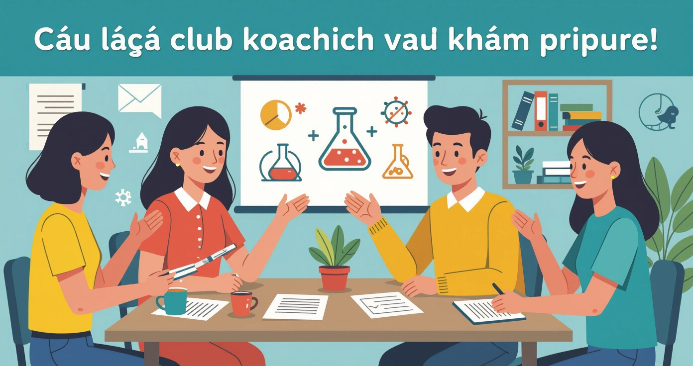Bé gái quan sát phản ứng hóa học trong ly thủy tinh với sự hướng dẫn của cha mẹ